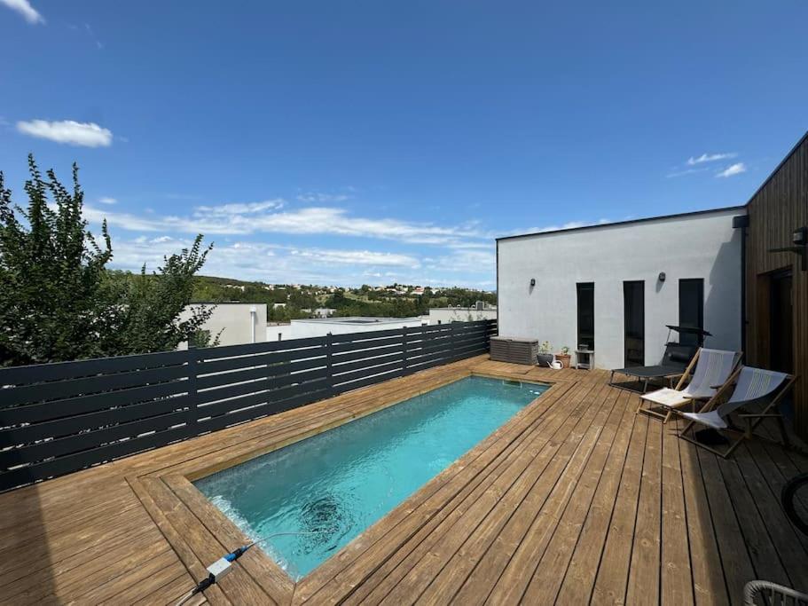 Luxury Villa With Pool And View Juvignac Exteriör bild